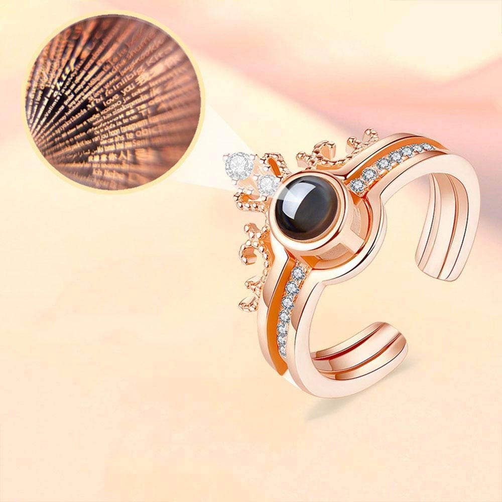 100 Language Ring (Gold) image 1