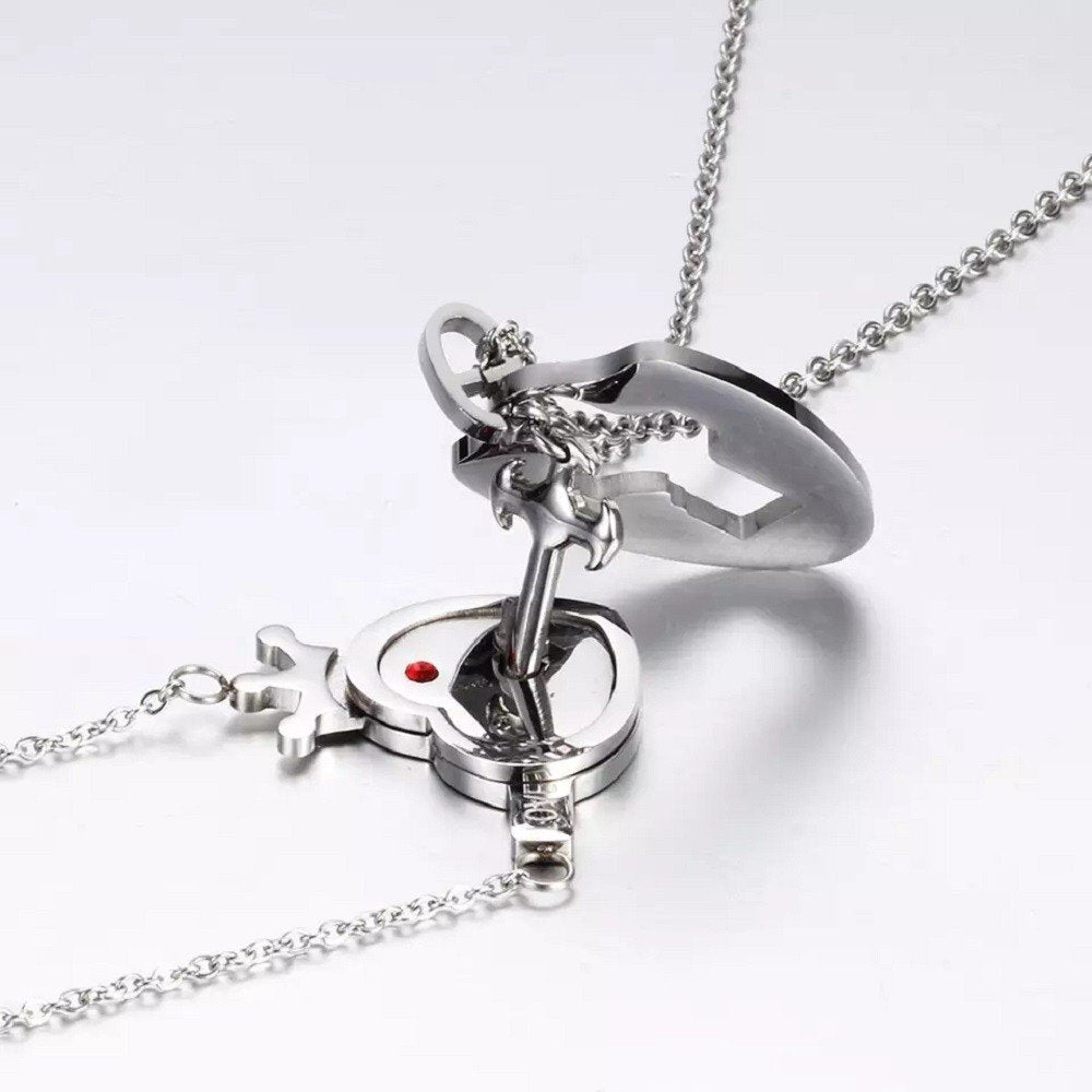 Key and Lock Pendant image 2