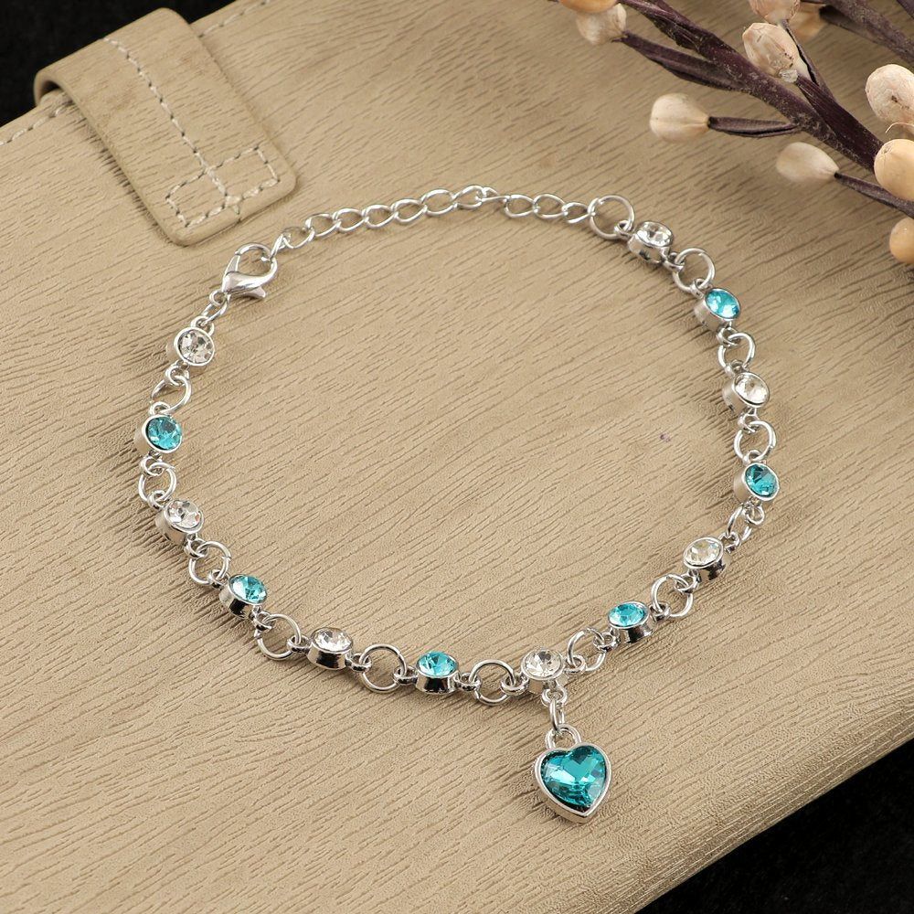 Blue Stone Silver Bracelet image 5