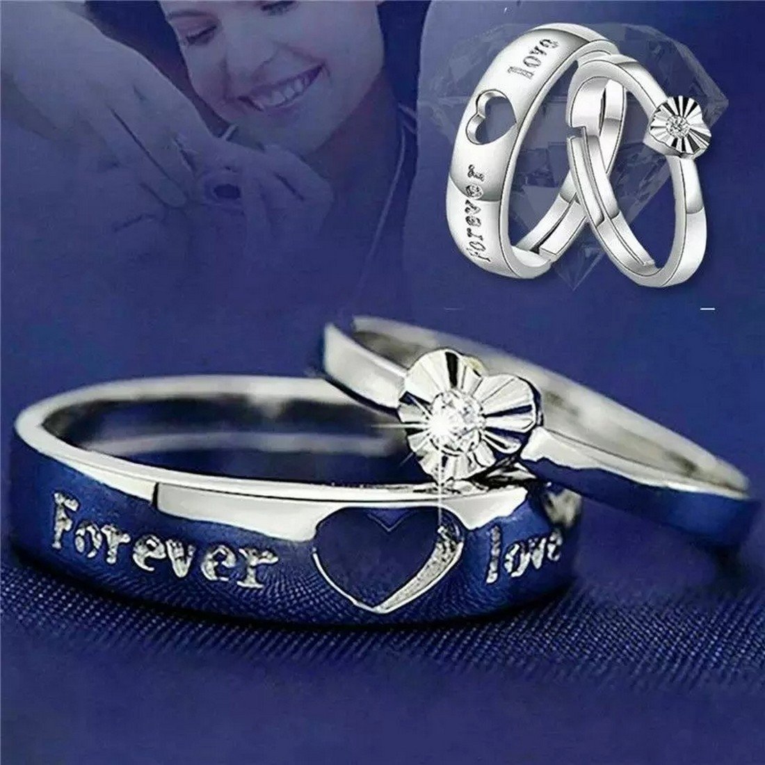 Love Forever Couple Ring image 3