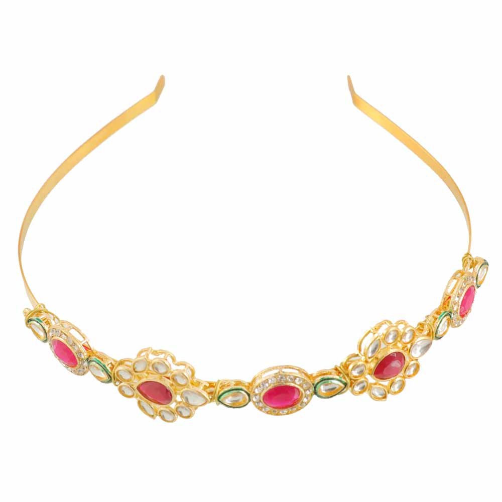 Mathapatti Sheesh Phool Style Hairband image 3