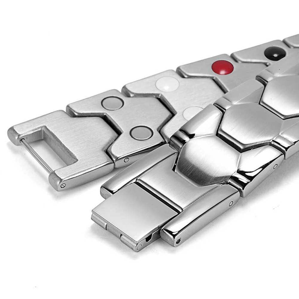 Silver Bio-magnetic Bracelet image 3