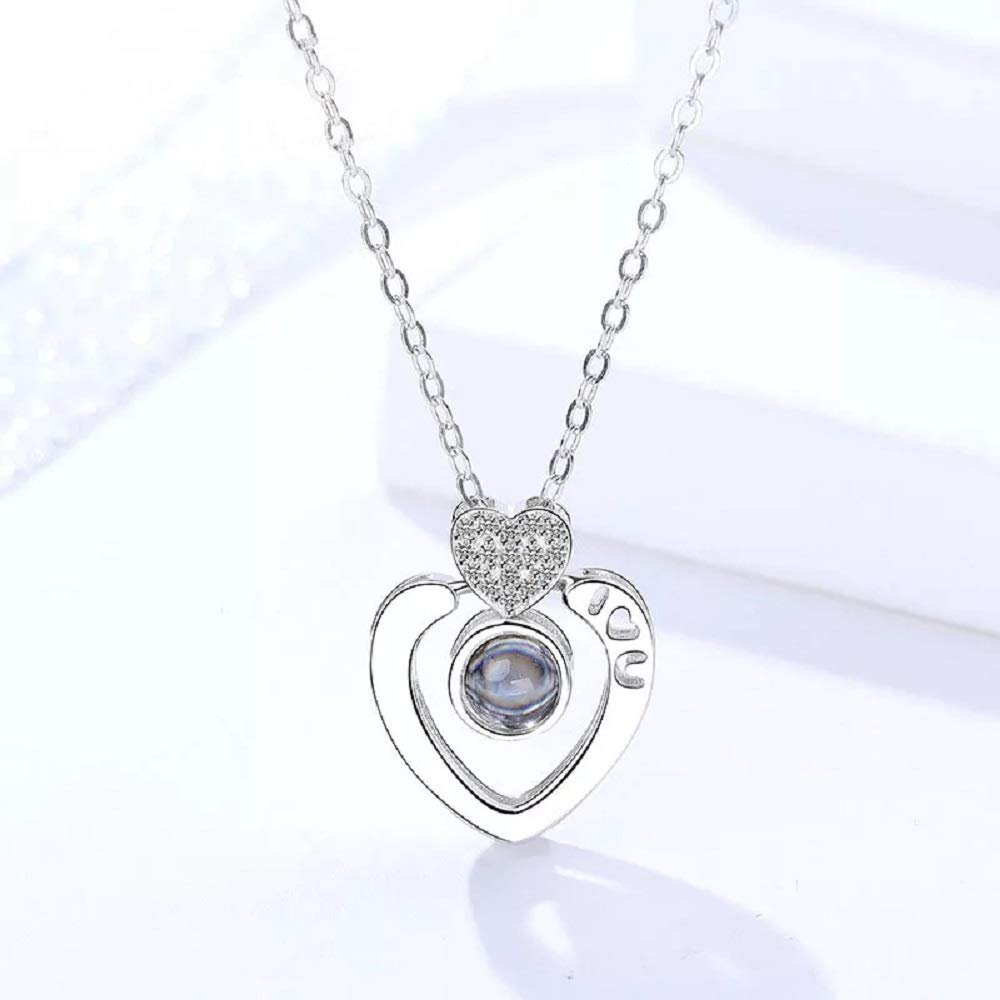 100 Languages of Love Silver Pendant image 3