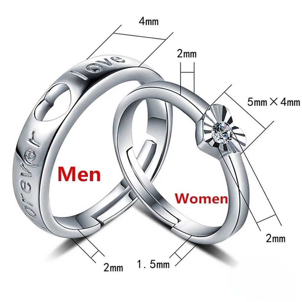 Love Forever Couple Ring image 4