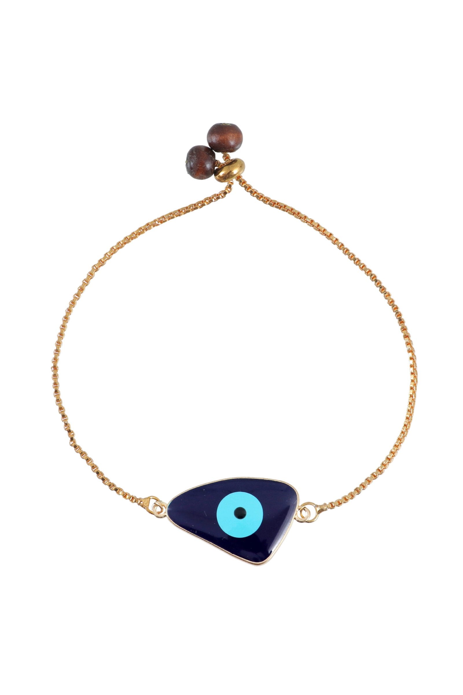 Turkish Blue Stone Evil Eye Rakhi-Bracelet image 3