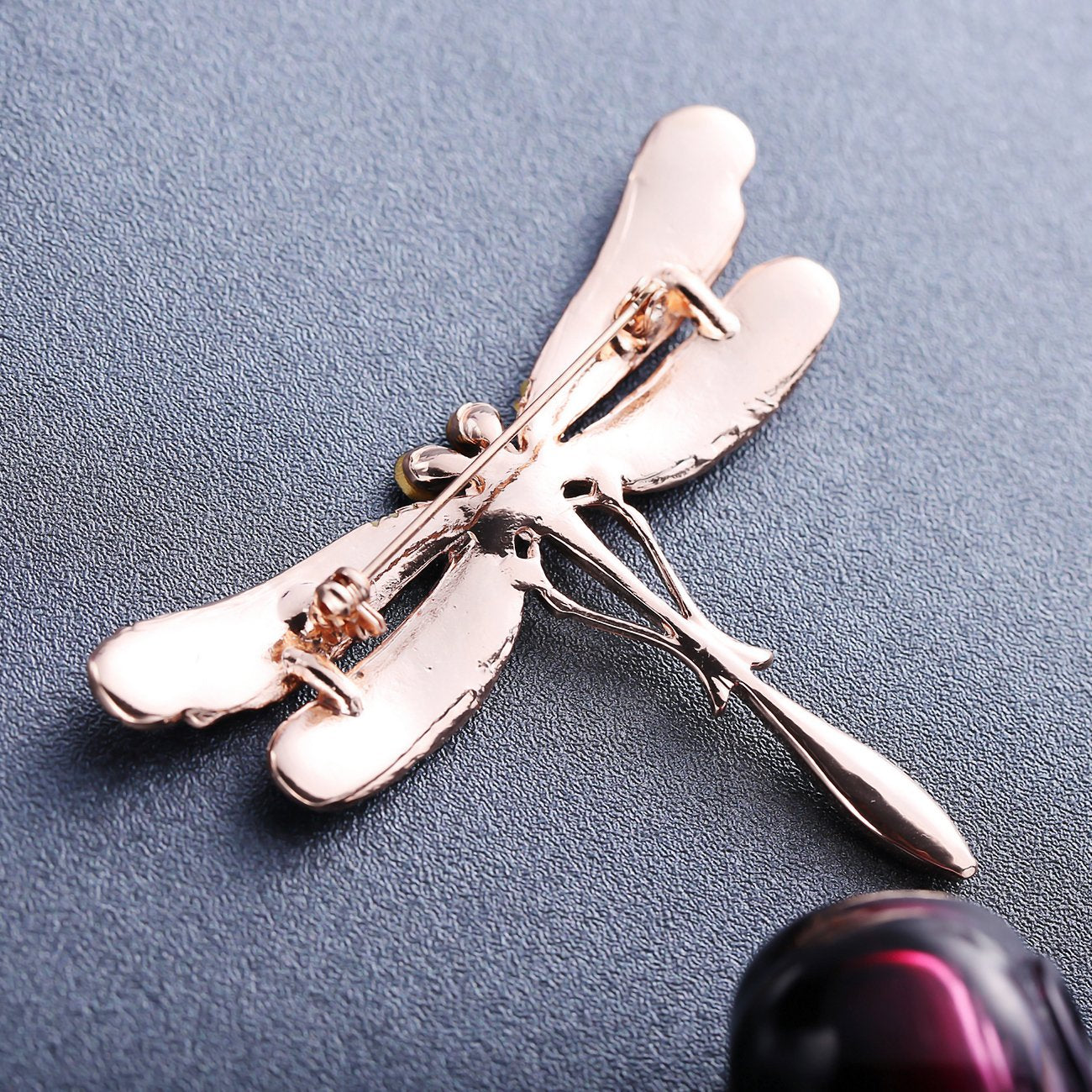 Multicolor Insect Dragonfly Brooch image 1