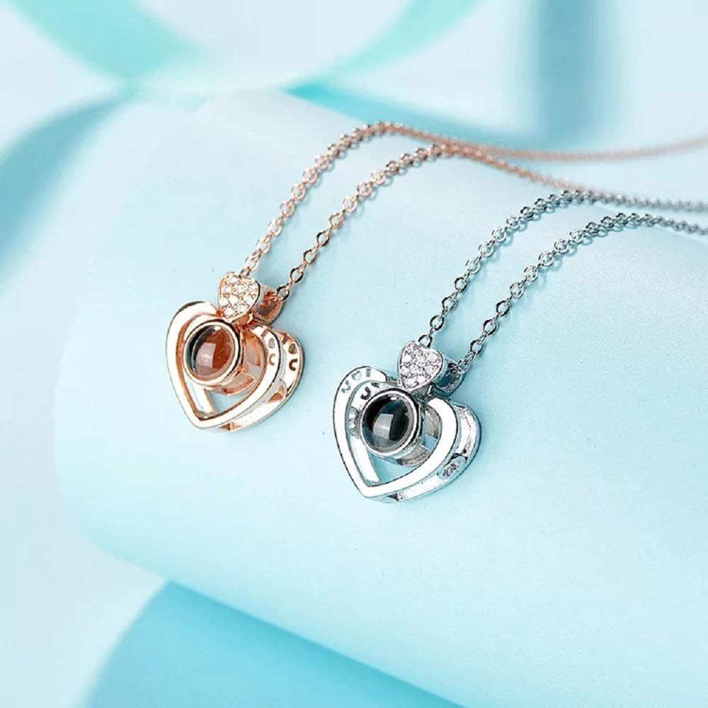 100 Languages of Love Silver Pendant image 1