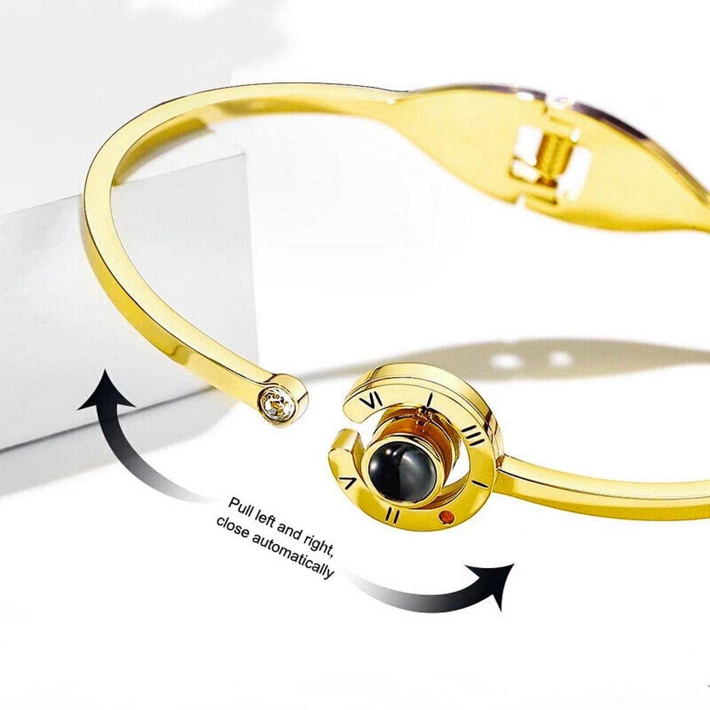 100 Languages of Love Gold Bracelet image 2