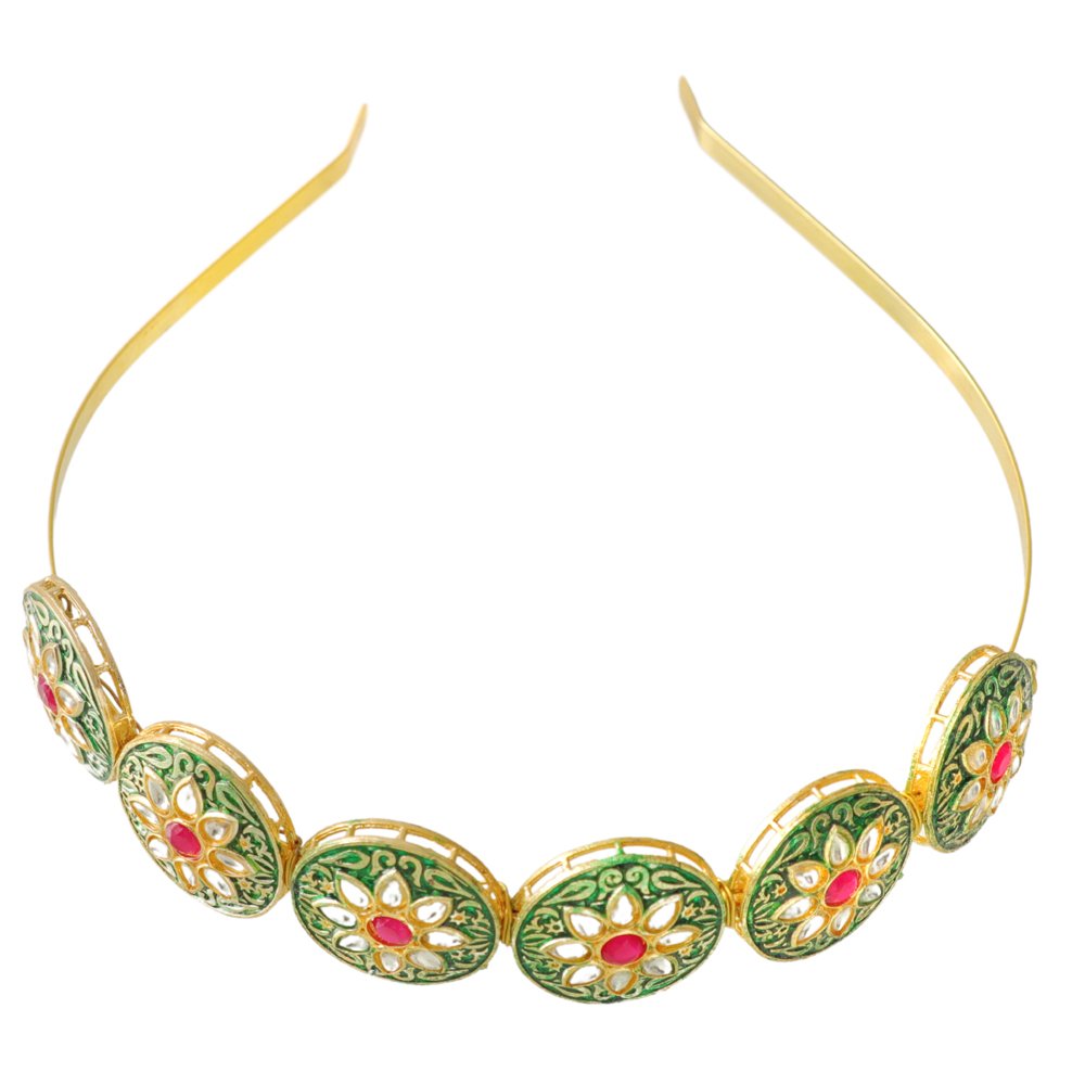 Celebrity Gold Floral Hairband image 4
