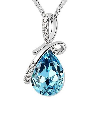 Eye Drop Blue Stone Pendant image 0