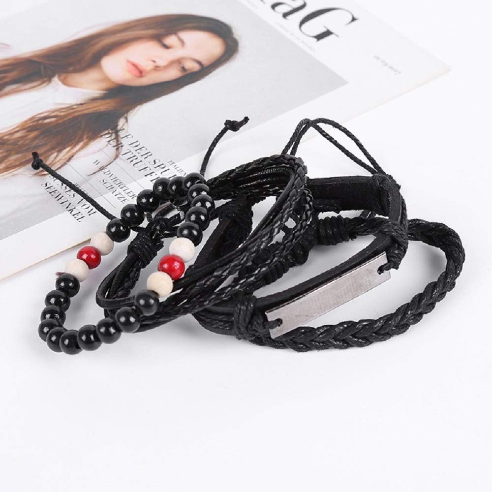 Bohemian Multistring Wrap Bracelet For Men/Women image 2
