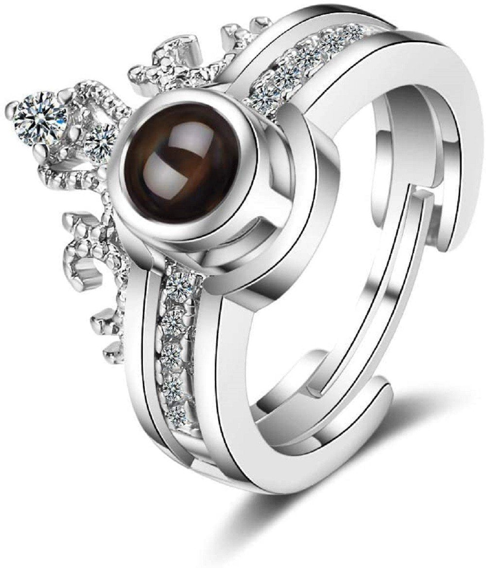 100 Language Ring (Silver) image 2