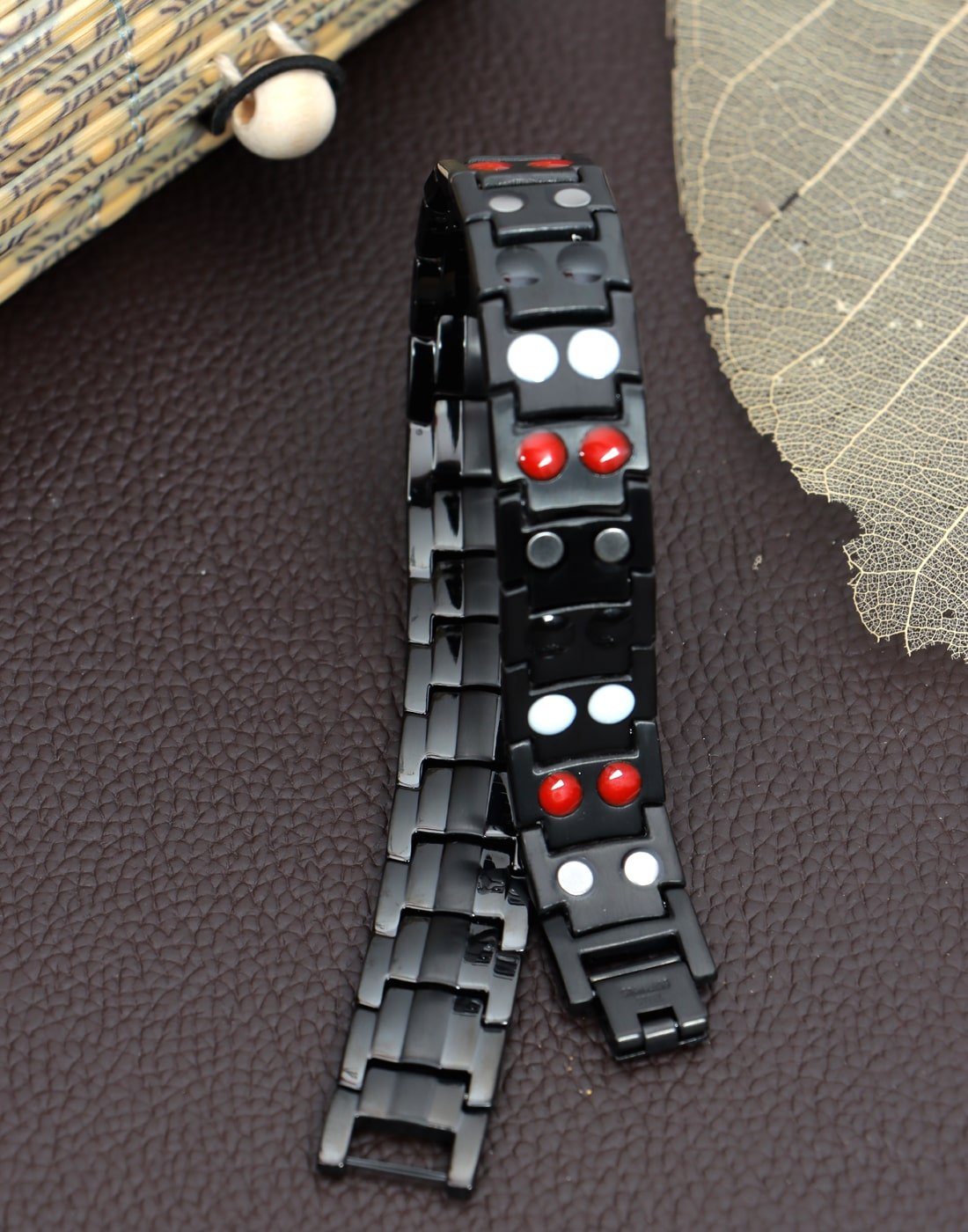 Pure Stainless Steel Bio Bracelet (Black) image 0