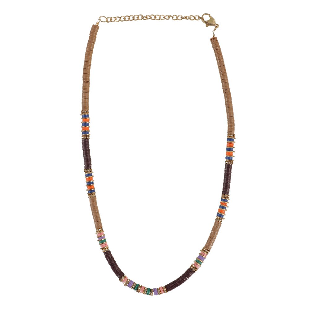 Handcrafted Brown Thread Necklace image 2