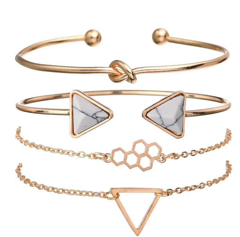 Silver- Plated Kada Bracelet Combo Set image 4