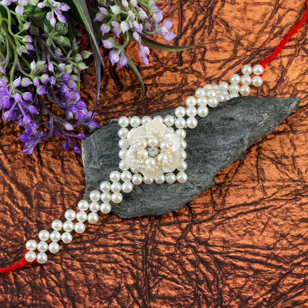 Handcrafted White Freshwater Pearl Bracelet image 1