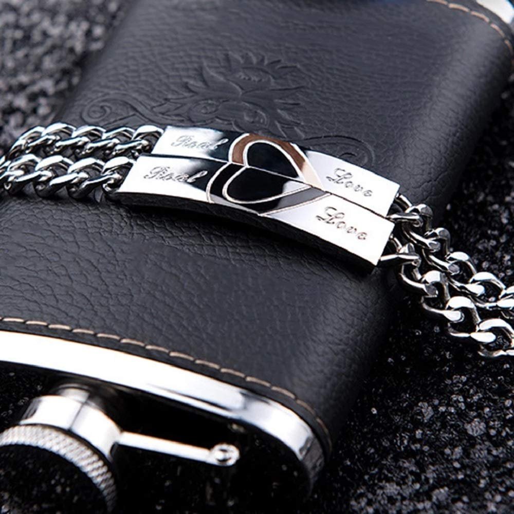 Silver-Plated Love Heart Couple Bracelet image 1