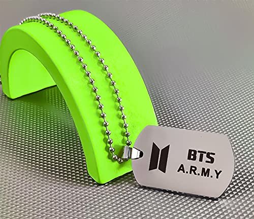 Silver-Plated BTS ARMY Necklace for Men and Women image 2