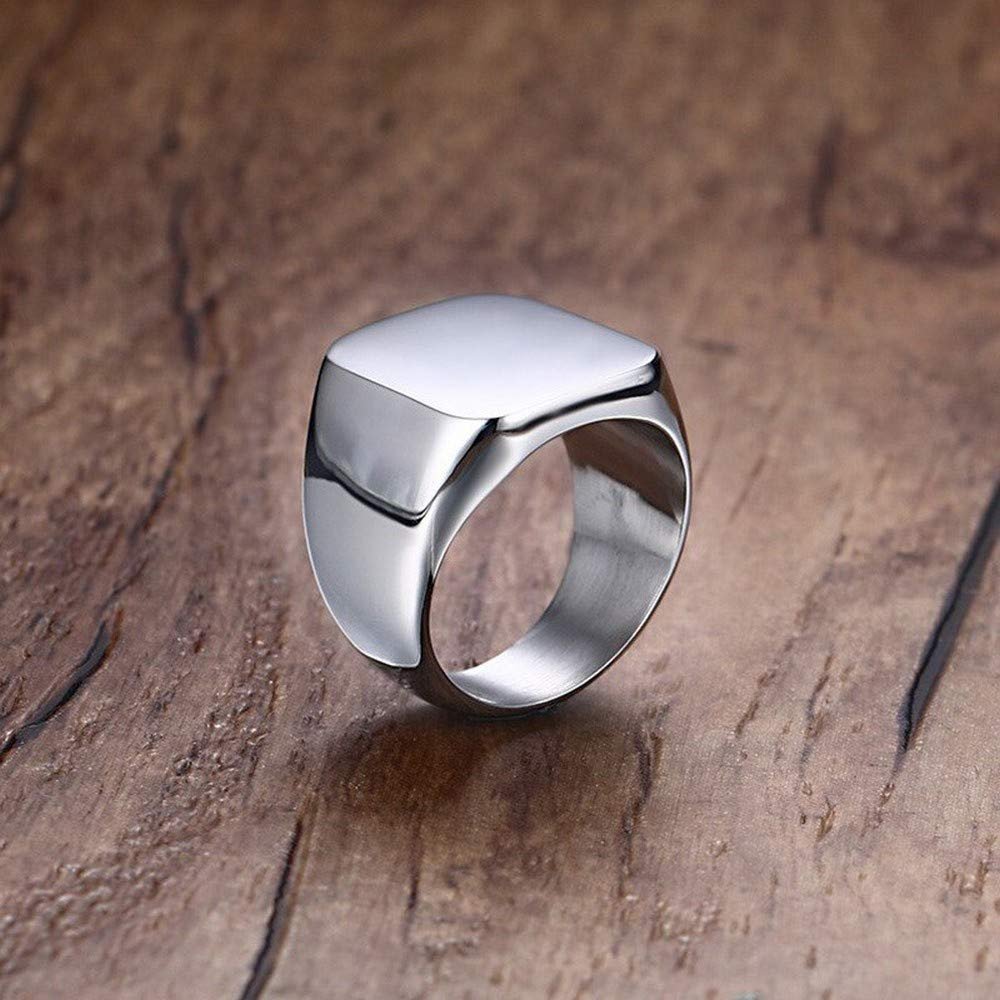 Classic Silver-Plated Band Finger Ring image 2