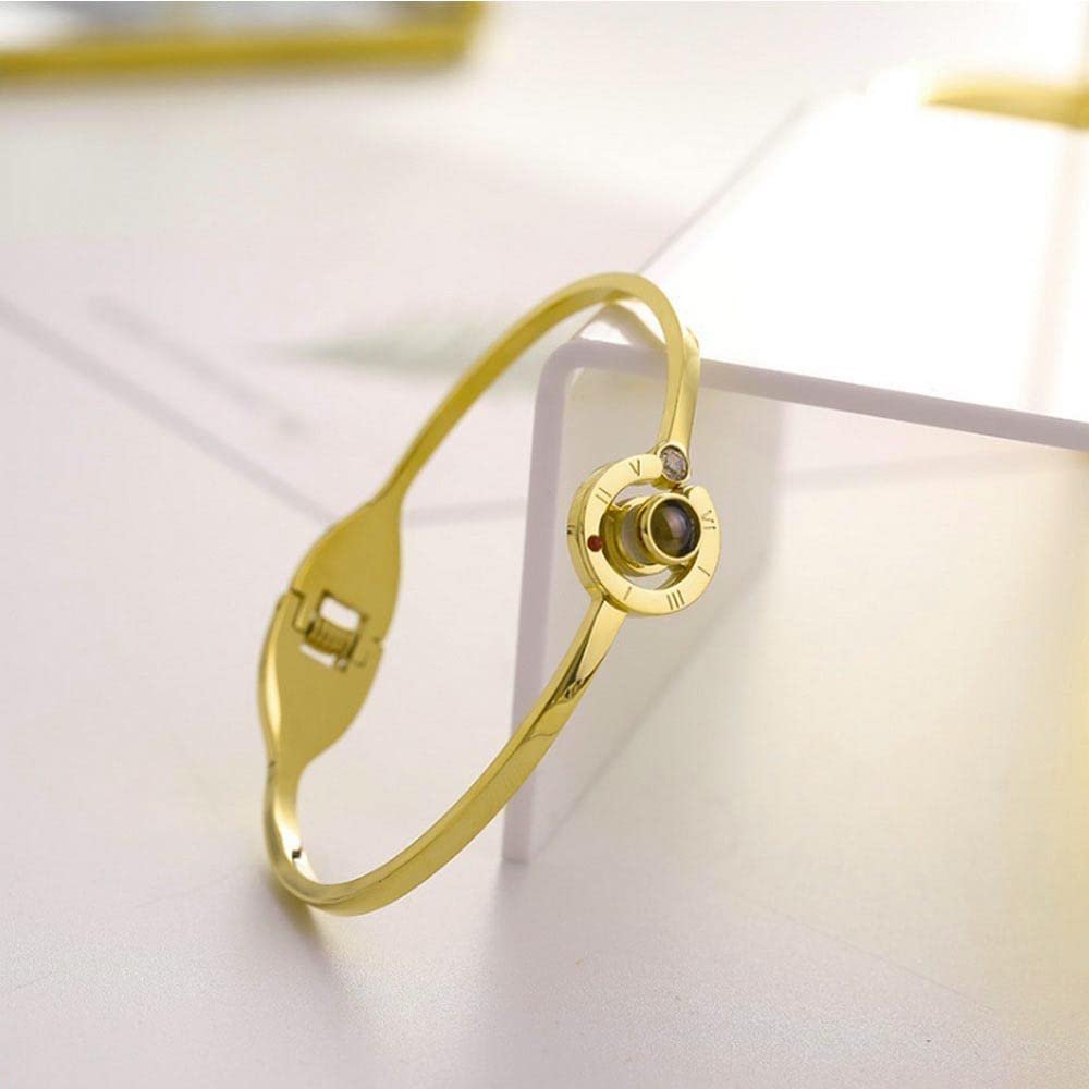 100 Languages of Love Gold Bracelet image 1