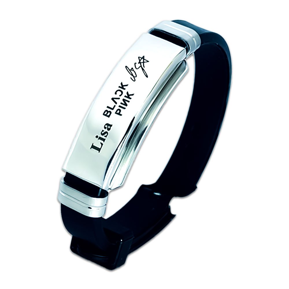 Korean Signature Lisa Bracelet in Black-Pink image 3