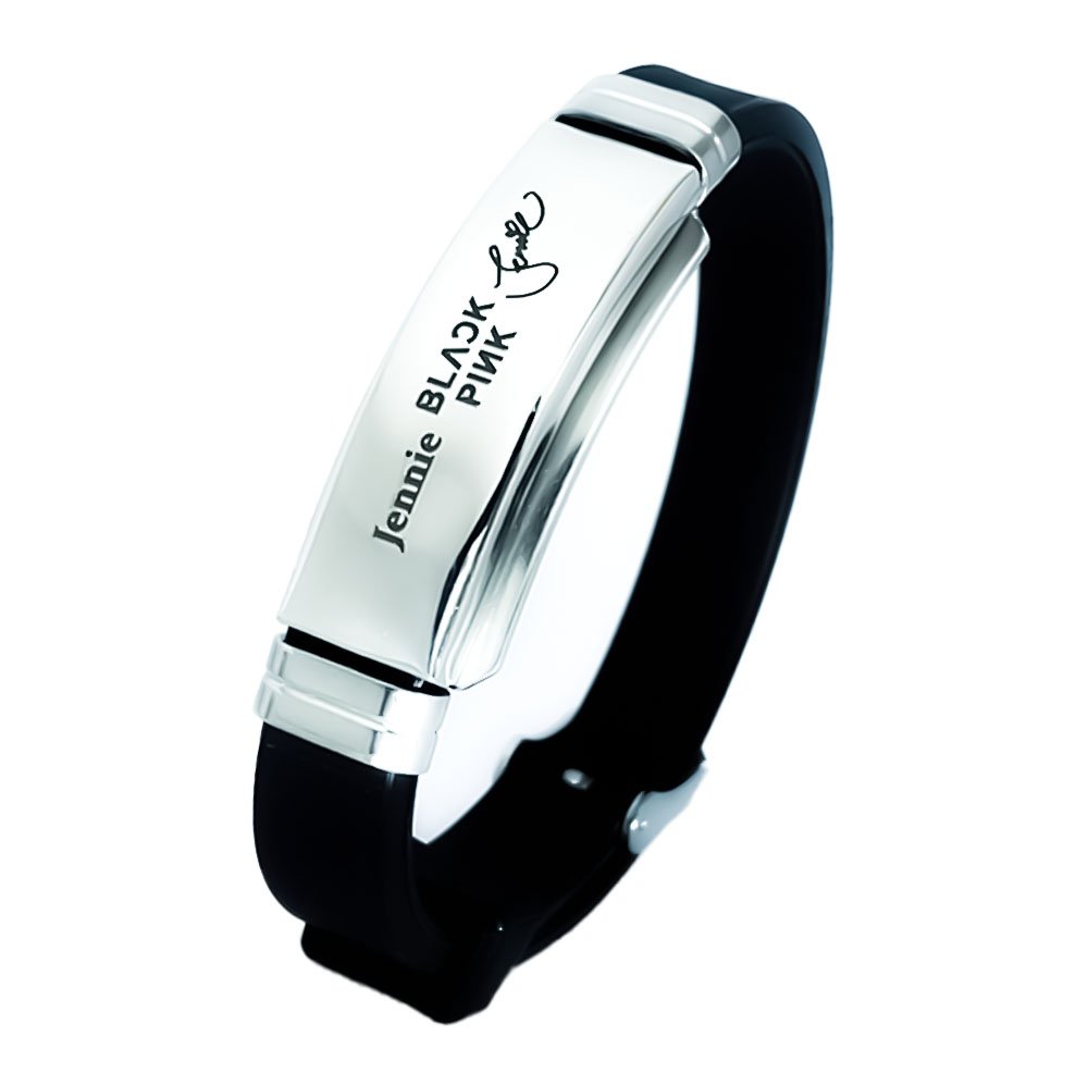 Korean Signature Jennie Bracelet in Black-Pink image 3