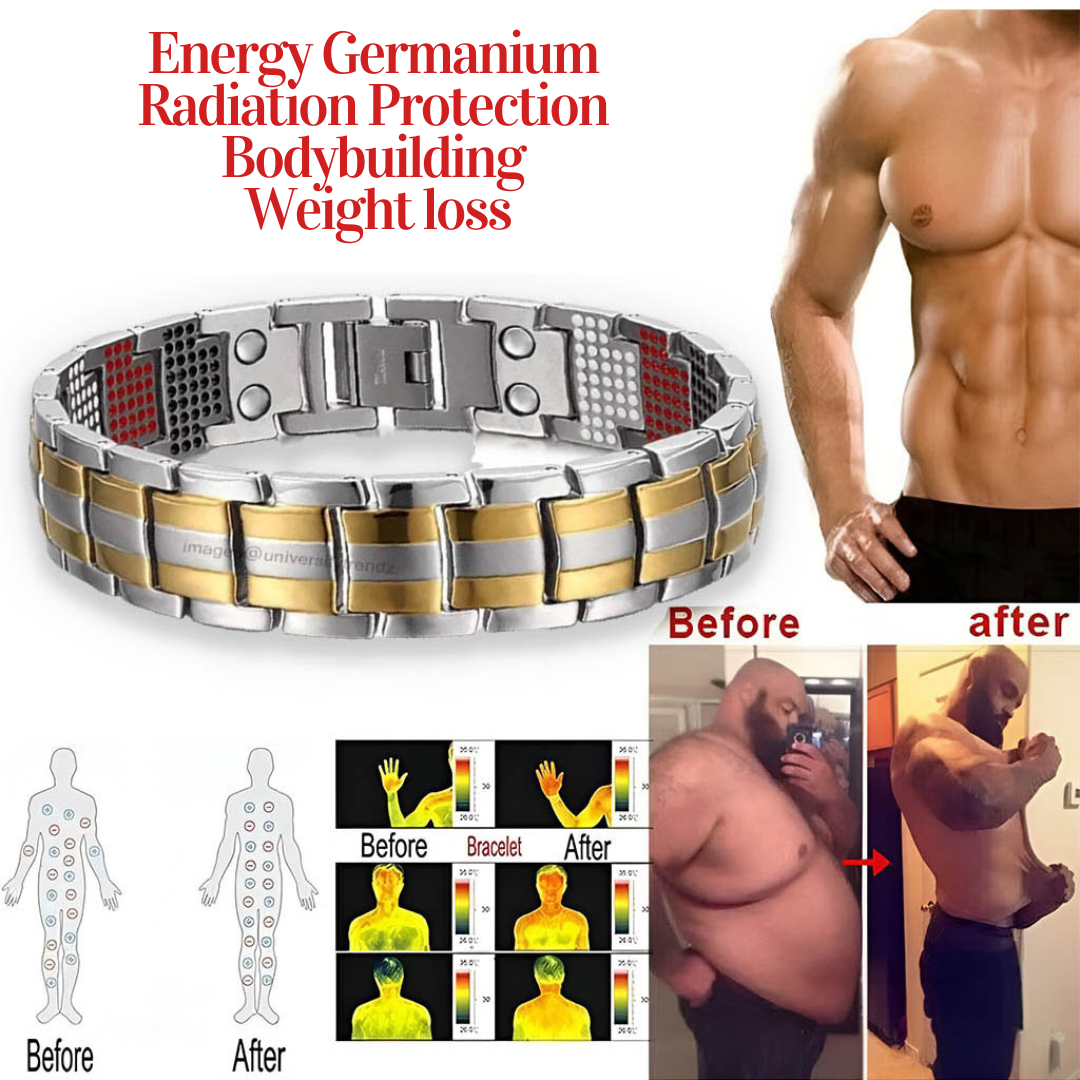 Men's Gold & Silver 4-in-1 Bio Multi-Magnet Bracelet image 3