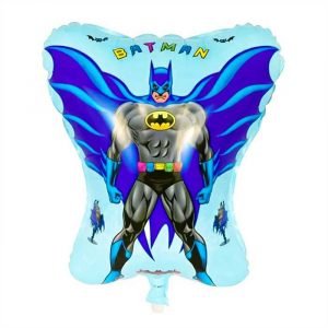 Batman Cartoon Theme Birthday Party Decoration Foil Balloons for Kids (Pack of 5)