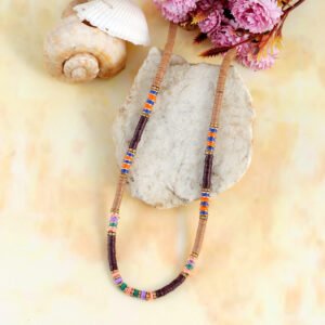 Handcrafted Brown Thread Necklace