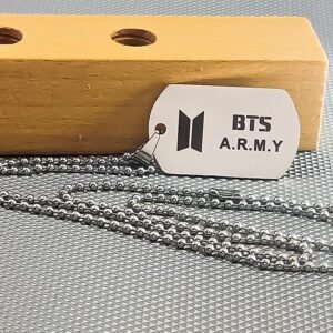 Silver-Plated BTS ARMY Necklace for Men and Women