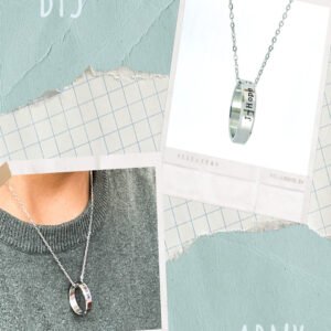 Silver-Plated BTS Kpop J-Hope Chain Pendant