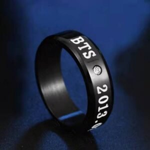 Black Metal Contemporary Ring