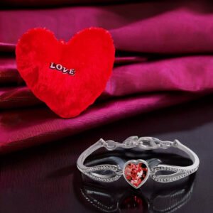 Valentine’s Day Combo Set Heart Bracelet with Heart Pillow