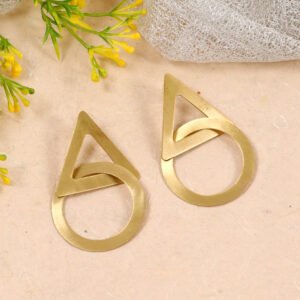 Gold-Plated Anti-Tarnish Waterproof Demi-Fine Jewelry Dangle Earrings